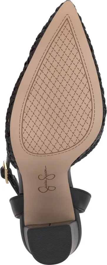 Jessica Simpson Women's Nariro Block-Heel Woven Pumps - Image 9