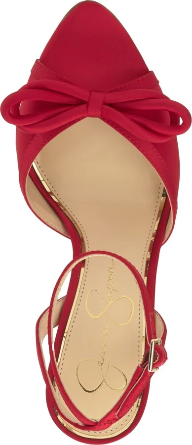 Jessica Simpson Women's Nolira Two-Piece Bow Dress Sandals - Image 4