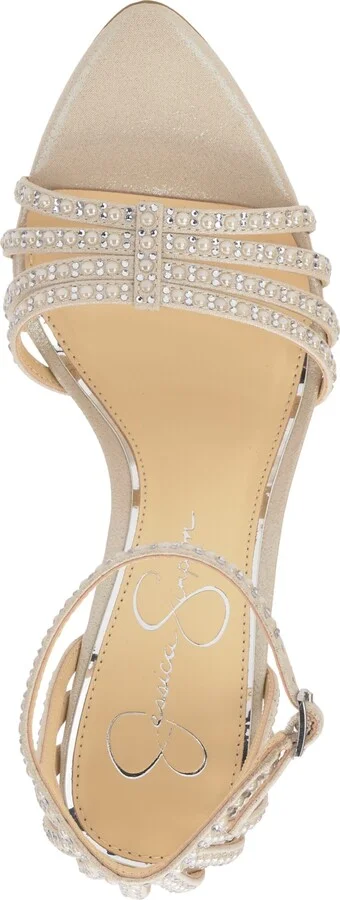 Jessica Simpson Women's Nuvire Strappy Stiletto Dress Sandals - Image 8