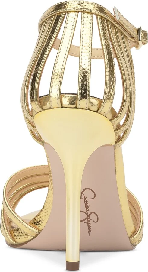 Jessica Simpson Women's Nuvire Strappy Stiletto Dress Sandals - Image 11