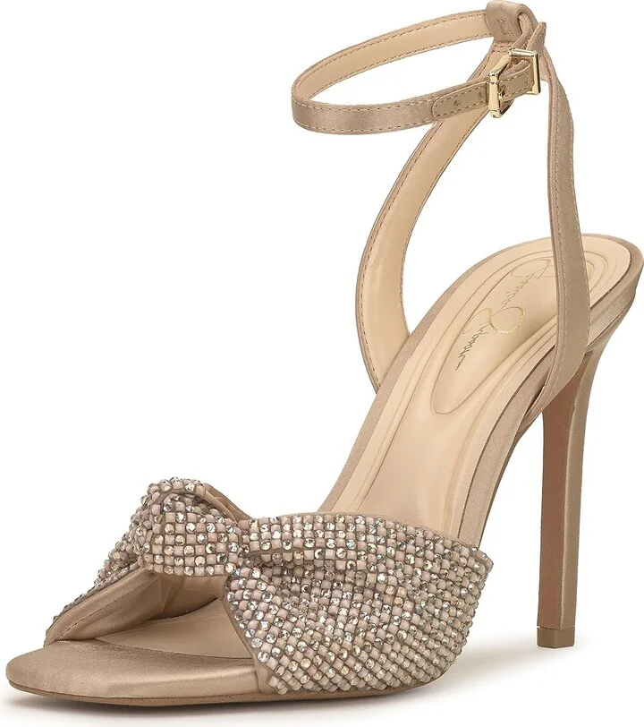 Jessica Simpson Women's Ohela Embellished Dress Sandal Heeled