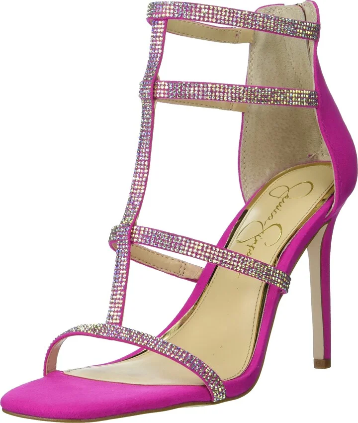 Jessica Simpson Women's Oliana Embellished Heeled Sandal