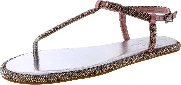 Jessica Simpson Women's Oliara T-Strap Sandal Flat