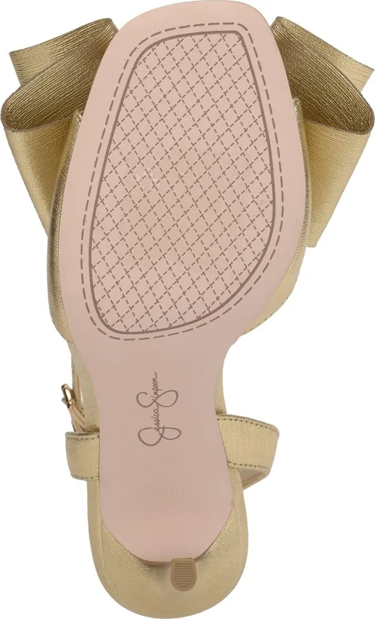 Jessica Simpson Women's Olivine Bow High-Heel Stiletto Dress Sandals - Image 5