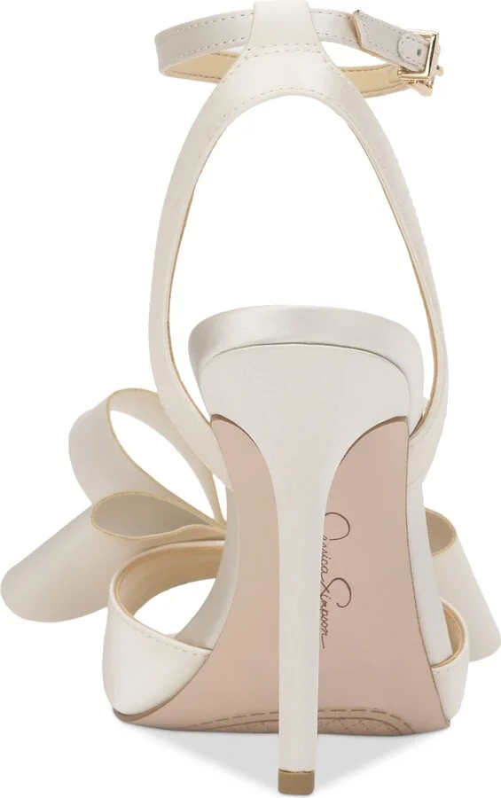Jessica Simpson Women's Olivine Bow High-Heel Stiletto Dress Sandals - Image 7