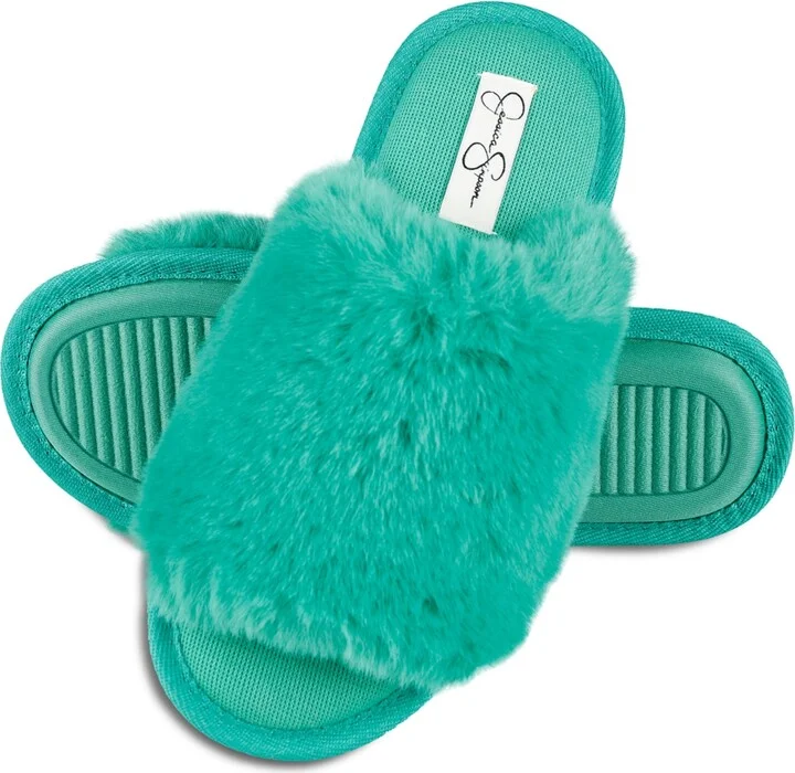 Jessica Simpson Women's Open Toe Slide Slippers - Image 3