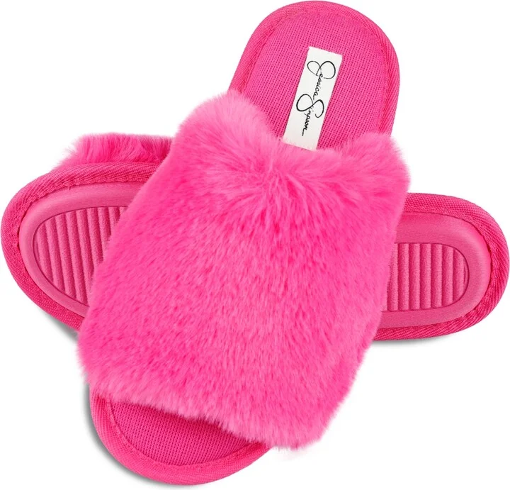 Jessica Simpson Women's Open Toe Slide Slippers - Image 8