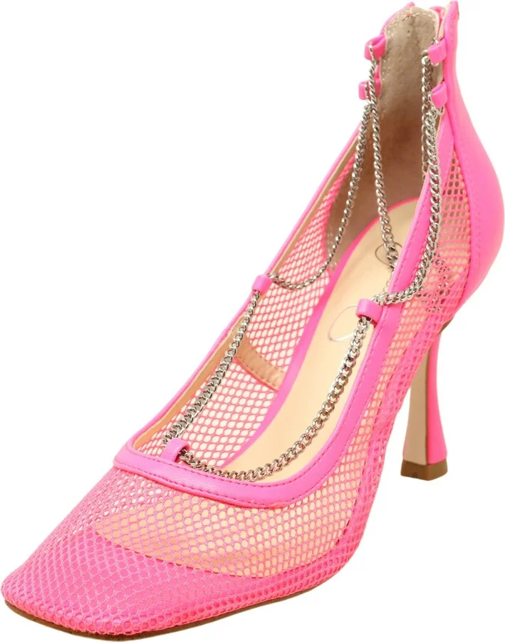 Neon Pink Fishnet