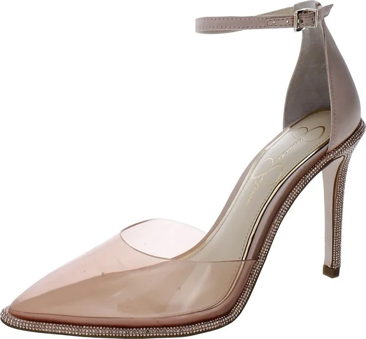 Jessica Simpson Women's Pemota Ankle Strap Stiletto High Heel Pump