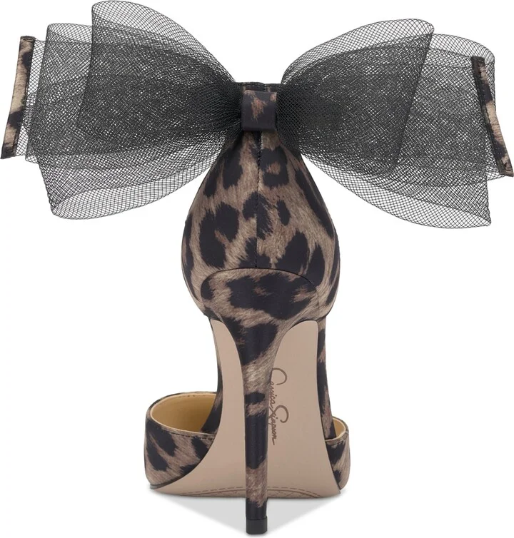 Jessica Simpson Women's Phindies Bow Ankle-Strap Pumps - Image 3