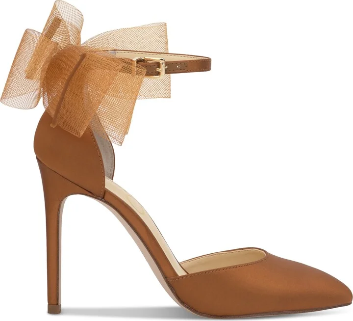 Jessica Simpson Women's Phindies Bow Ankle-Strap Pumps - Image 6