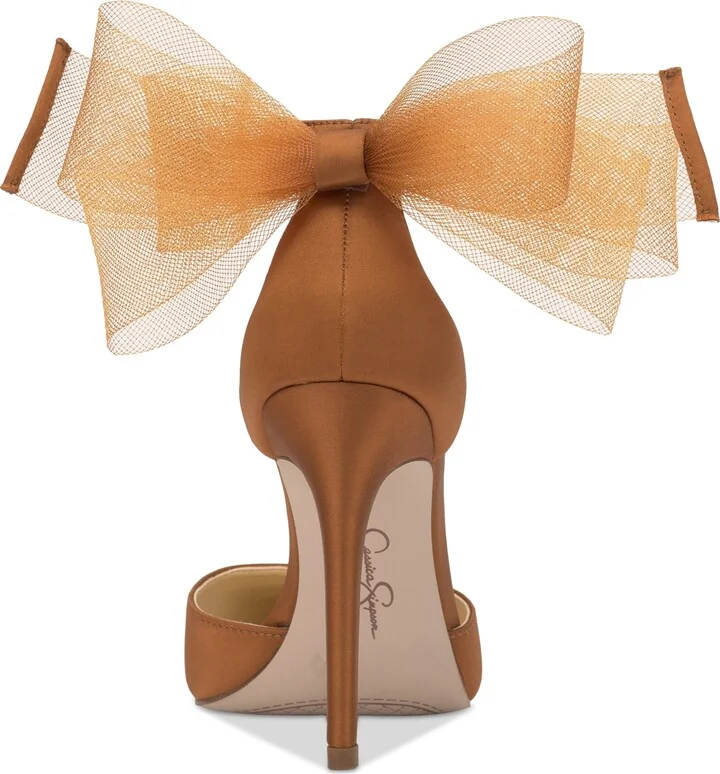 Jessica Simpson Women's Phindies Bow Ankle-Strap Pumps - Image 7