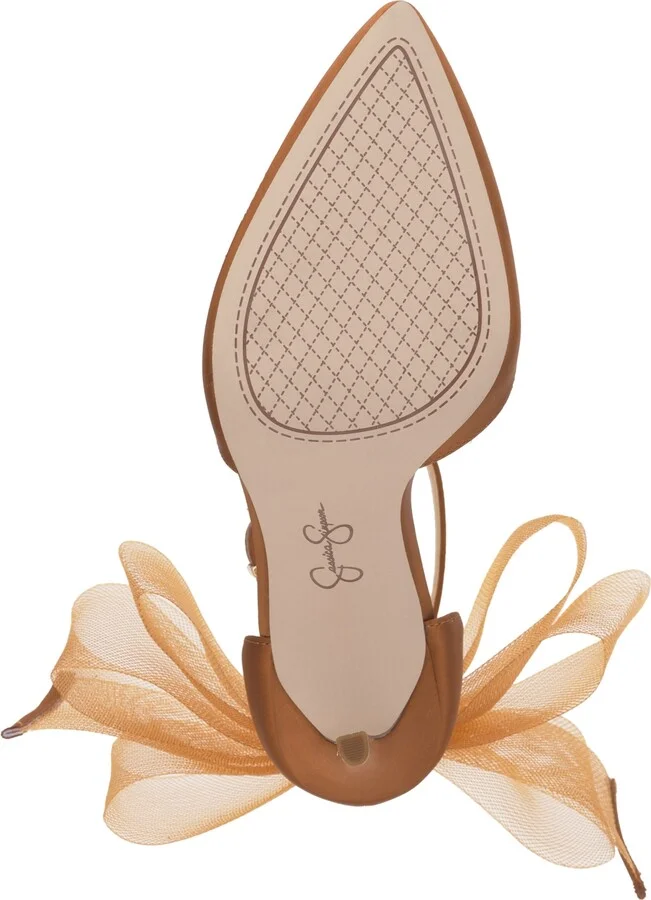 Jessica Simpson Women's Phindies Bow Ankle-Strap Pumps - Image 9
