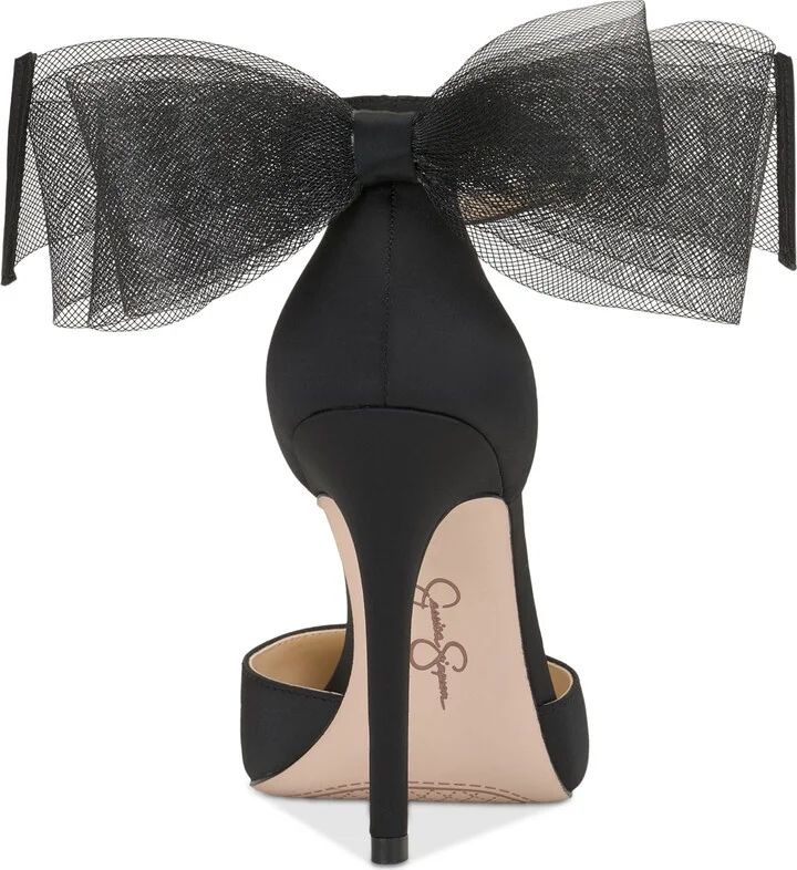 Jessica Simpson Women's Phindies Bow Ankle-Strap Pumps - Image 11