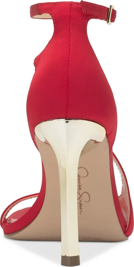 Jessica Simpson Women's Qamille Strappy Stiletto Dress Sandals - Image 11