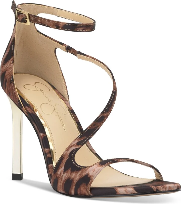 Natural Dolly Leopard Satin