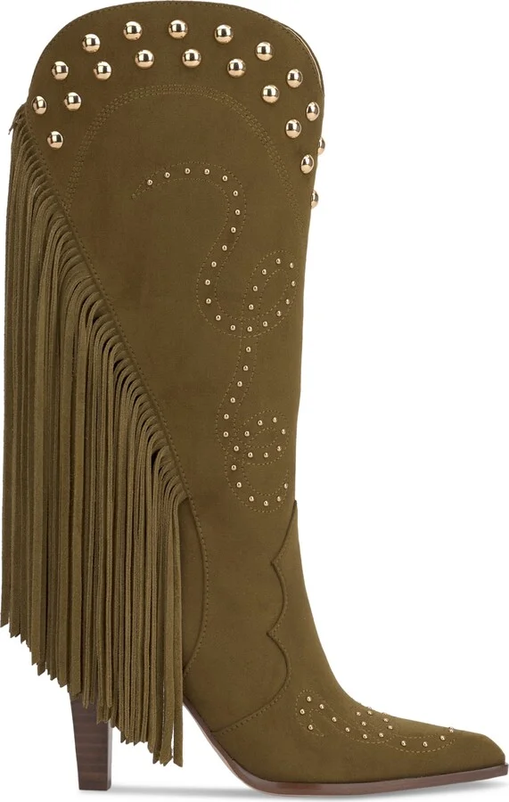 Jessica Simpson Women's Rosera Studded Fringe Cowboy Boots - Image 2