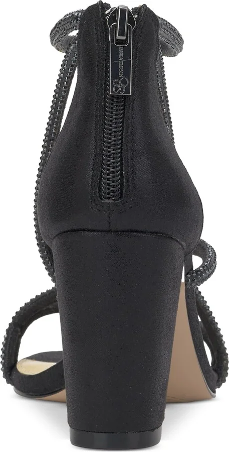 Jessica Simpson Women's Shiny Rhinestone Block-Heel Dress Sandals - Image 11