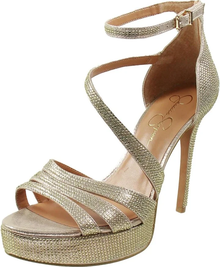 Jessica Simpson Women's Shyremin Ankle Strap Platform Sandal Wedge