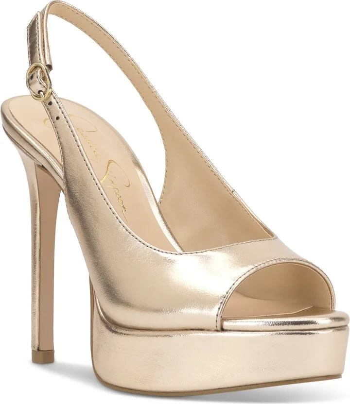Jessica Simpson Women's Sibilla Slingback Platform Stiletto Pumps
