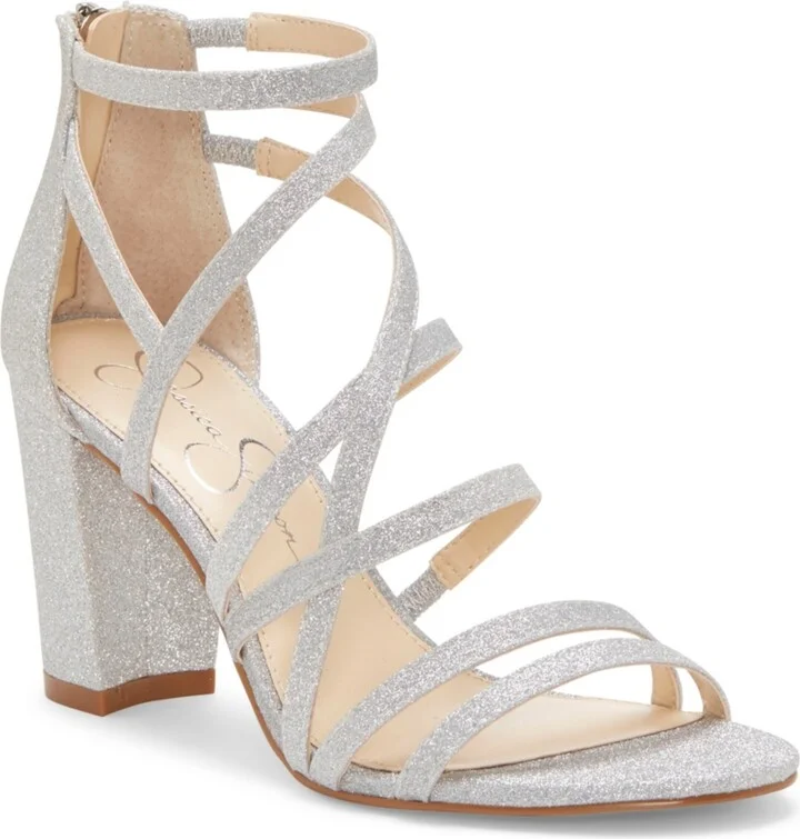 Jessica Simpson Women's Stassey Strappy Block Heel Dress Sandals
