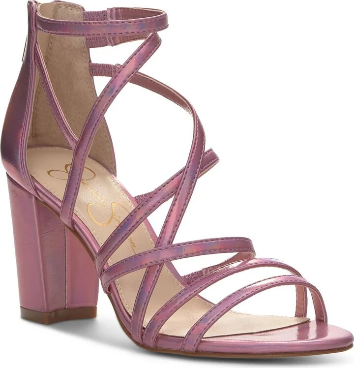 Light Pink Iridescent/Distressed Metall