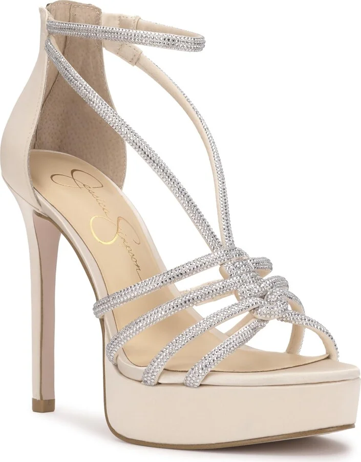 Jessica Simpson Women's Suvrie Ankle Strap Platform Sandal Heeled