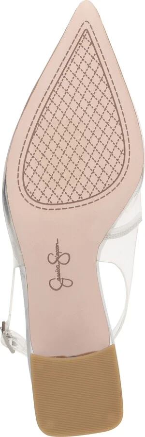Jessica Simpson Women's Syrina Vinyl Slingback Pumps - Image 5