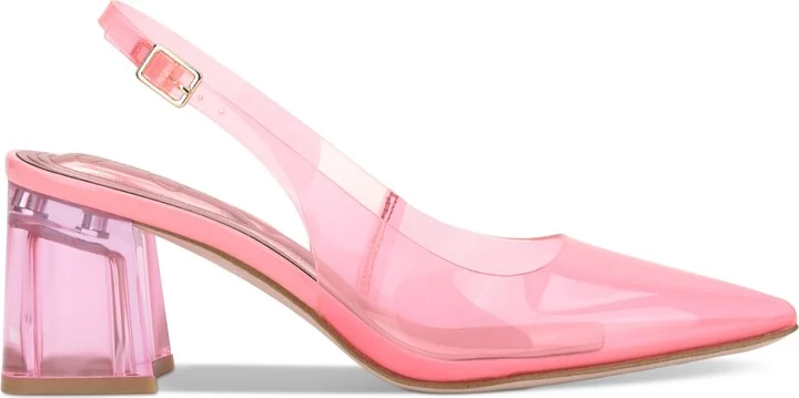 Jessica Simpson Women's Syrina Vinyl Slingback Pumps - Image 10