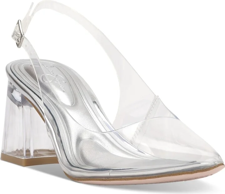 Jessica Simpson Women's Syrina Vinyl Slingback Pumps