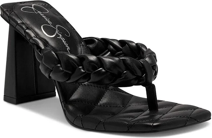 Jessica Simpson Women's Zaliye Braided High Heel Sandal Heeled