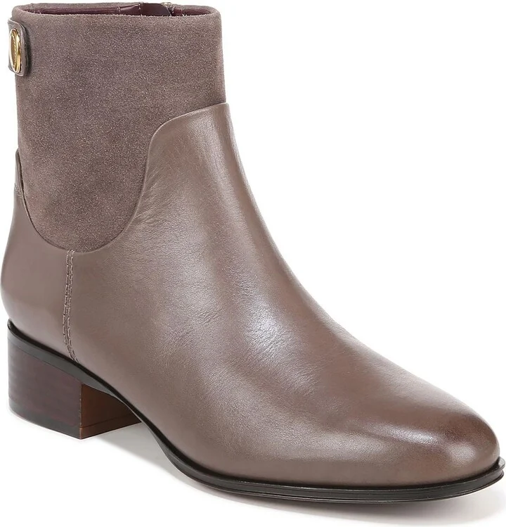 Jessica Womens Leather Western Ankle Boots