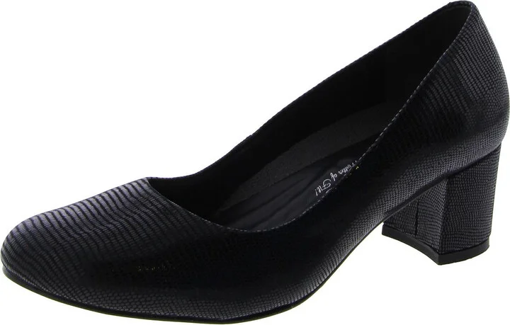 Jessica Womens Padded Insole Slide On Heels