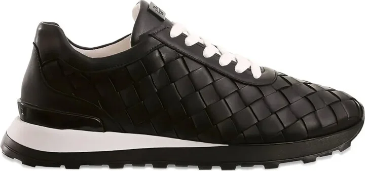 Jessie woven leather sneakers