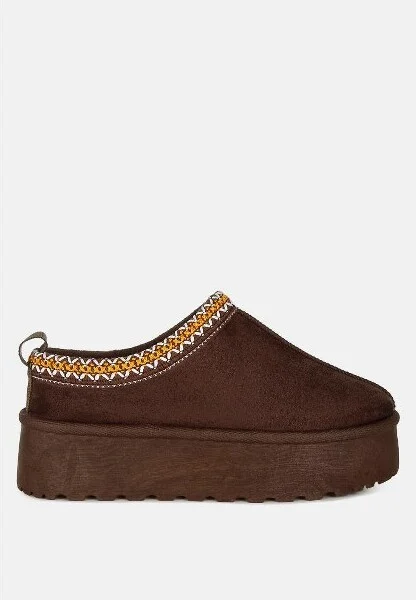Jesters Embroidered Platform Classic Slip-On Women