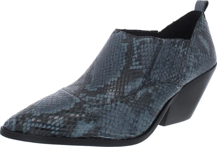 Jetera Womens Leather Pointed Toe Shooties