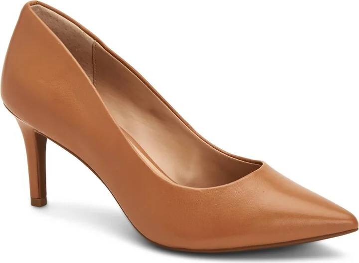Jeules2 Womens Padded Insole Slip On Heels