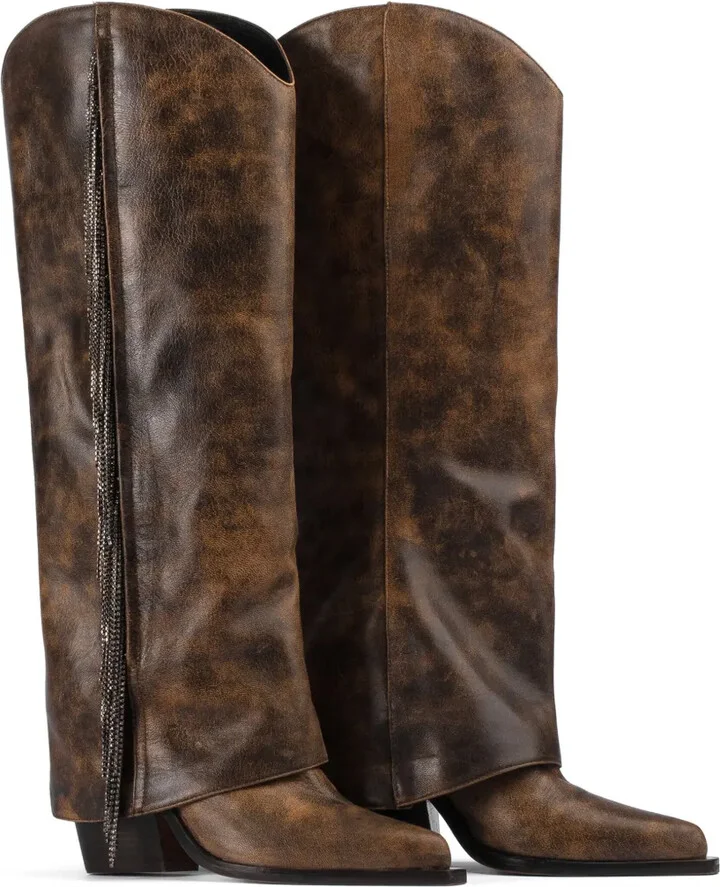 Jewel 100mm crystal-embellished boots - Image 2