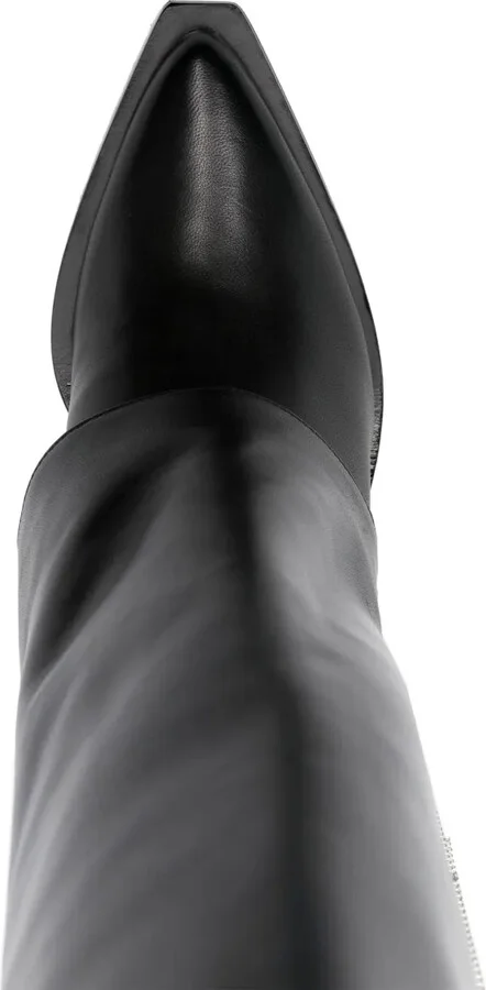 Jewel 110mm leather boots - Image 4