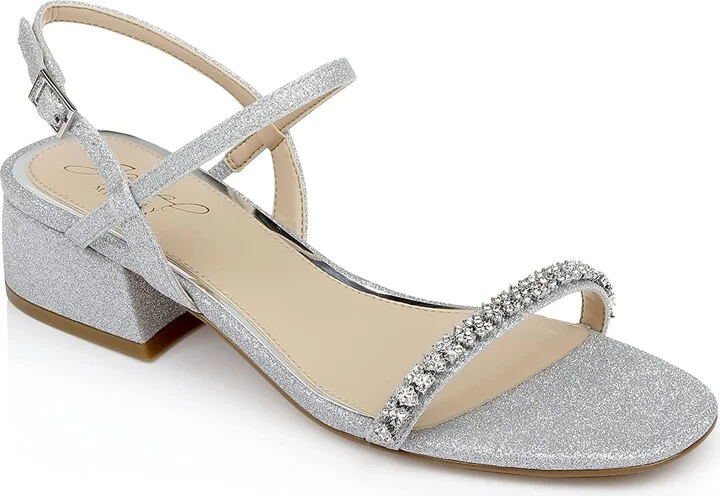Jewel Badgley Mischka Aaliyah Block Heel Sandal