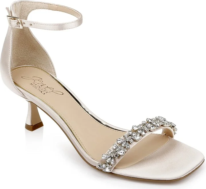 Jewel Badgley Mischka Angel Sassy Kitten Heel