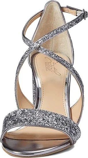 Jewel Badgley Mischka Cook High Women's Heels Smoke : 8 M, Synthetic - Image 2