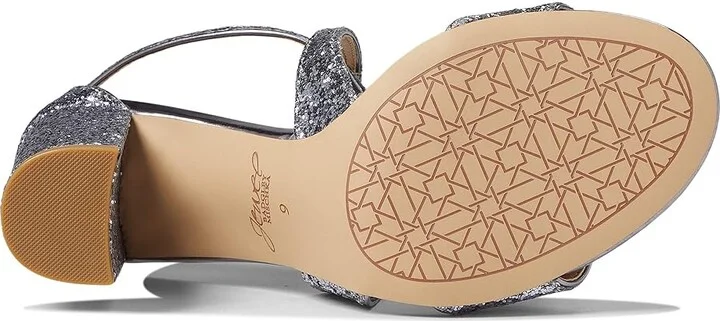 Jewel Badgley Mischka Cook High Women's Heels Smoke : 8 M, Synthetic - Image 3