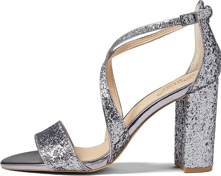 Jewel Badgley Mischka Cook High Women's Heels Smoke : 8 M, Synthetic - Image 5