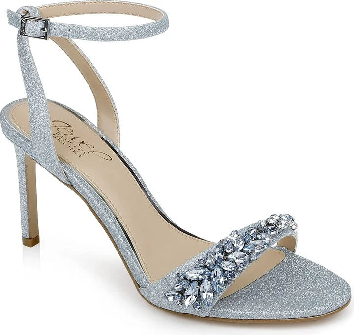Jewel Badgley Mischka Dallyce Ankle Strap Stiletto Sandal