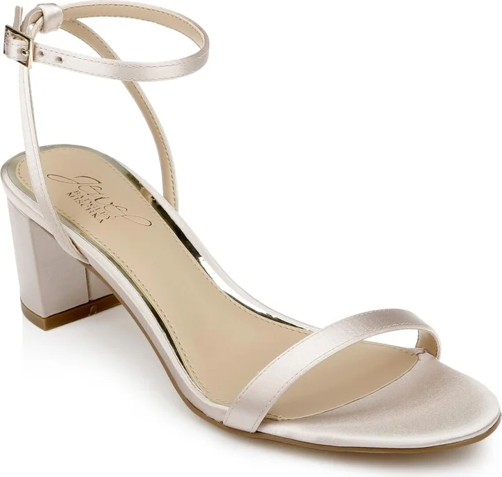 Jewel Badgley Mischka Danni II Low Block Heel Sandal