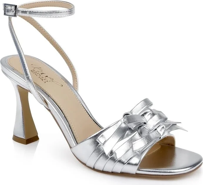 Jewel Badgley Mischka Flory Mid Stiletto Heel Sandals