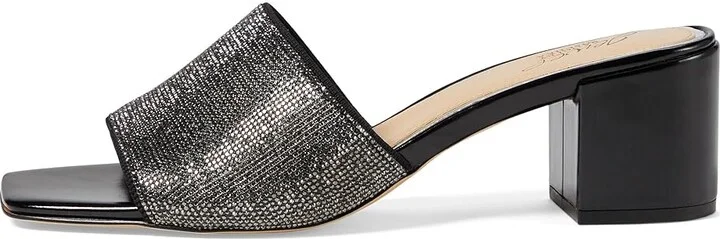 Jewel Badgley Mischka Harlyn Women's Sandals Black Matte : 10 M, Leather - Image 5
