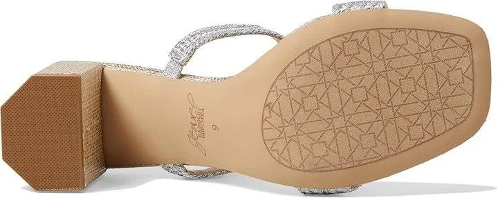 Jewel Badgley Mischka Heat Women's Sandals Silver Fabric : 6 M - Image 3