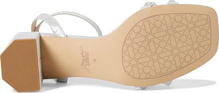 Jewel Badgley Mischka Honor Women's Sandals Gold Metallic : 8.5 M, Leather - Image 7